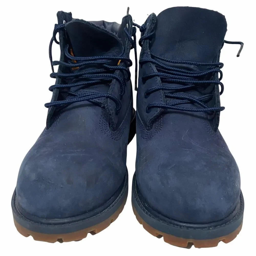 Timberland Boy’s Navy Blue Utility Boots